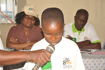 Allocution du porte-parole des bénéficiaires